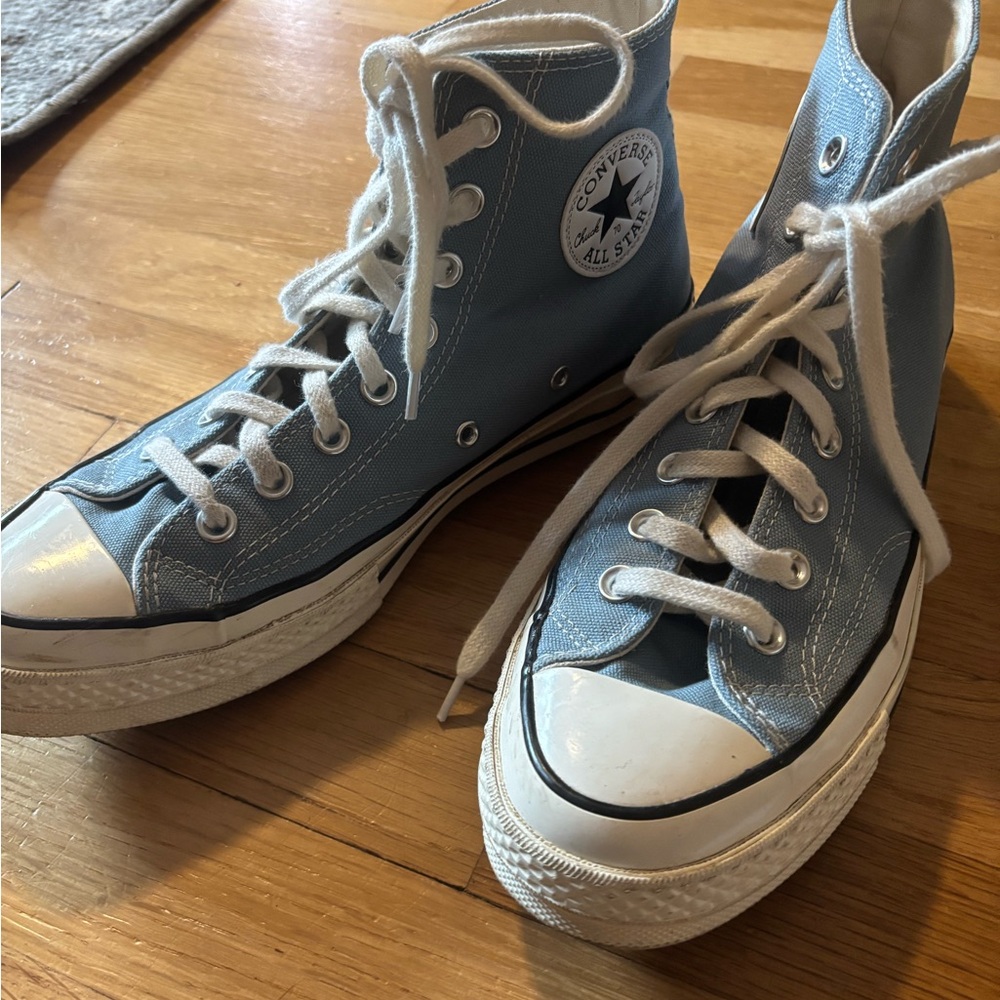 Grey-blue Converse High-Tops